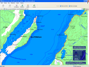 Carte du Lac Baikal